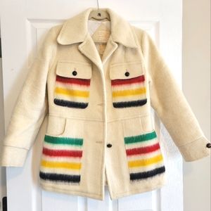 Rare 1960s Hudsons Bay Wool Coat